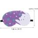 Ipetboom Sleeping Eye Mask - 4-in-1 Eye Mask with Ice Cream Bag | Yoganatte Cat Design Travel Polyester Face Mask for Well-Rested Eyes - Buy Online on GoSupps.com
