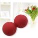 Fomiyes Peanut Massage Ball - Double Mobility & Yoga Roller for Muscle Relief | Fascia & Fitness Red - Buy Online on GoSupps.com
