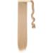 S-noilite Trendy 23 Straight Wrap Around Ponytail Clip in Hair Extension - Dark Blonde/Bleach Blonde Mix, 23 Inch - Buy Online on GoSupps.com