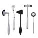 5 pcs Neuro Percussion Berliner Reflex Taylor Buck Hammer Diagnostic Kit