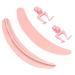 Dyeulget Silicone Eyelash Separator Tool | Makeup Extension Tool Eye Lash Separator Reusable | Lash Extension Enhancer Pads for Eyelash Grafting for Working Traveling Pink