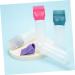 Flacon Applicateur Peigne Racines Pour Cheveux 6 Pi ces Plastique L ger Lavable Usage Maison Et Salon De Coiffure Couleurs Vert Fonc Et Violet Fonc  - Buy Online on GoSupps.com