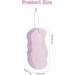 Ultra Soft Bath Body Shower Sponge - Exfoliating Spa Scrub for Adults & Kids - Includes Self-Adhesive Hook - Pink - Buy Online on GoSupps.com
