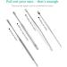 Benkeg Pick Set - 6 Pieces Ear Pick Set Stainless Steel Earpick Ear Wax Curette Remover Cleaner Ear Spoon Spiral Ear Clean Tool with Case - Buy Online on GoSupps.com