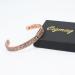 Cigmag Women's Adjustable Lymphatic Drainage Copper Bracelet - 99% Pure Solid Copper (Gerbera Pattern) - Buy Online on GoSupps.com