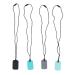 4 pieces of sensory chewing chain silicone toy tools chewing chain for oral motor skills biting rings for boys and girls pacifier bite rings and relief when teething