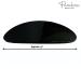 Parcelona French Oval Celluloid Glossy Black Automatic Hair Clip Barrette - Strong Hold Hair Accessory for Girls and Women - Made in France - (Black) - Buy Online on GoSupps.com