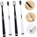 Ultechnovo 8-Pack Wangan Hair Toothbrush Set - Soft Bristles Black Toothbrush for Family Oral Care - Buy Online on GoSupps.com