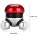 QKISS Mini Multifunctional Cervical Massager - Acupuncture Massage Device with 3 Head Design for Body Vibrations & Acupuncture Point Relief | International Shipping Available - Buy Online on GoSupps.com