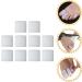 ULTECHNOVO Silicone Toe Separator Bunion Corrector 10pcs - Toe Sleeves Protectors for Open Toe Spacers White 3x2.5cm - Buy Online on GoSupps.com