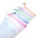 Andiker Soap Bag Soft for Shower, Soap Pouch Saver with Drawstring for Foaming and Drying,Hangable (7 pcs mesh soap bag) Nylon