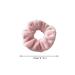 Pink Velvet Hair Scrunchies 2-Piece Set - Soft Bunny Furry Hair Ties for Women & Girls - Buy Online on GoSupps.com