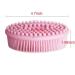 DNC Exfoliating Silicone Body Scrubber - Easy to Clean, Lathers Well, Eco-Friendly (Pink) - Buy Online on GoSupps.com