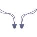 Flare Calmer Secure Ear Plugs Alternative - Reduce Annoying Noises Soft Reusable Silicone - Purple - Buy Online on GoSupps.com