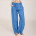 Womens Cotton Linen Baggy Pants Plus Size - B-blue XX-Large - Buy Online on GoSupps.com
