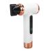 High Speed Hair Dryer USB Rechargeable Cordless Blow Dryer with 15000mAh Battery 200W Hot Cold Blow Dryer for Travel Dormitory (US Plug) US Plug White