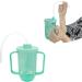 Adult Dysphagia Drinking Cup No-Spill Sippy Cup with Dual Handles Choking-Proof Cup for Limited Mobility and Handicap Spill-Proof Cup with Lid for Adults