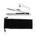 Outanaya Curling Iron Hair Curler Hair Styling Tools Hair Shaping Tool Hair Straightener Portable Curling Wand Hair Straightening Tool Curling Wand for Hair Styling Curler 21X4X3.5CM White