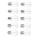 VILLCASE Tubes de Gloss L vres Faits Maison 10 Pi ces Mini Ampoule Transparente Rechargeable DIY Cosm tique Voyage