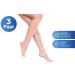 Maximex Aloe Vera Socks - 3 Pairs in Skin Colors | Comfortable Unisex Stockings | 15 Den No Cutting & Printing Points - Buy Online on GoSupps.com
