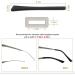 Glasses Temple End Tips Soft Silicone Anti Slip Socks Replacement for Eyeglass Thin Arm Covers 6 Pairs by Fullgren (6 Black) - Buy Online on GoSupps.com