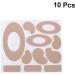 Anti-Wear Foot Pads - 10 Sheets Moleskin Tape Insoles | Gel Heel Sticker for High Heels | Skin-Friendly Slip Protection - Buy Online on GoSupps.com