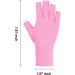 UV Shield Gloves for Manicure - Pink UV Protection Gloves for Nail Care & Nail Art Drying - Buy Online on GoSupps.com