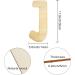 Large 30cm Wooden Letter J for Crafts & Nursery Decor - 5mm Thick Unfinished MDF Wood - Capital Alphabet - Wall Hanging Art Sign Board for Children's Names - Buy Online on GoSupps.com