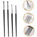Beavorty 8 Pcs Eye Shadow Brush Set Eyeshadow Brush Fine Precision Eyeliner Brush Eye Liner Brush for Makeup 16.90X0.40X0.40CMx2pcs Blackx2pcs - Buy Online on GoSupps.com