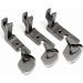 SVRITE 3Pc Industrial Curved Scroll Hemmer Foot Flat Car Arc Curling Presser Foot 1/8Inch+3/16Inch+1/4Inch - Buy Online on GoSupps.com