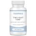 Twilight Time Targeted Mood Supplement with L-Tryptophan L-Theanine Lemon Balm Hops Melatonin & Vitamin B6 Aid to Help Ease Evening Tension & Support Restful Nights 60 Capsules