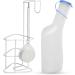 Buy Long-Lasting PP Urine Bottle Set with Bed Holder - 1000 ml | Easy-to-Read Measuring Lines | International Shipping Available - Buy Online on GoSupps.com