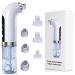 Popular Blackhead Remover Pore Vacuum Cleaner - PORTIGALIES USB Rechargeable Hydra Facial Water Cycle Pore Cleanser 3 Adjustable Suction Modes 6 Suction Probes