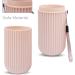 Travel Toothbrush Case 2 Pack - Portable Wash Cup Holder for Business Trips - Green/Pink Organizer - Buy Online on GoSupps.com