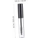 VINTORKY 1 Set Mascara Tube Funnel Empty Eyeliner Tube Eyelash Wand Tube Clear Eyelash Mascara Black Plastic - Buy Online on GoSupps.com