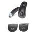 1 Pair Invisible Insoles Orthotic Inserts Half Insoles Plantar 3/4 Insoles for Arches Orthotic Half Insoles Latex Pads Cup Non-Slip Men and Women Half Pad Black Size 5