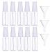 10 Pieces 30 ml Fine Mist Spray Bottles and 3 Pieces Funnel 50 x 50mm Transparent Portable Refillable Atomizer Travel Bottle Set Empty Sample Bottle Sprayer for Travel Party Cosmetic Makeup Tool