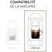 Nespresso Vertuo - Bundle 50 Capsules de Caf - Espresso Torr faction Moyenne Intense - 10x Orafio 10x Altissio 10x Diavolito 10x Voltesso 10x Ristretto - Buy Online on GoSupps.com