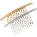 QUUPY Hair Comb 4.3 - Alloy Curved Teeth Hair Clip for Women | 2 Pack (Gold & Silver) - Premium Hair Accessory for Effortless Styling - Buy Online on GoSupps.com