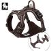 Truelove No Pull Dog Harness | Adjustable Reflective Pet Vest TLH56512 - Soft Padded & Handle - Brown - Buy Online on GoSupps.com