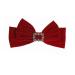 WOFASHPURET hair accessories french hair bows bowknot barrette Bows hair Barrettes ribbon hair clip red bow hair clip headwear bow big bow hair clip Miss flannel princess cloth vintage