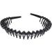 TAVIS TAVIS(R) Plastic Teeth Comb Hairband Hair Hoop Headband Black for Woman - Buy Online on GoSupps.com