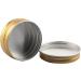 Zeoabsy 96-Piece 15ml Gold Aluminum Tin Set for Cosmetics Candles & Ointments - Includes 12 Spatulas - Buy Online on GoSupps.com