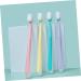 Bcoath 4 Party Toothbrush Set - Soft Cotton Bristles for Adults - Gentle Body Care Toothbrushes - Buy Online on GoSupps.com