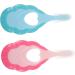 Beavorty 6 STK Baby Toothbrush & Portable Double Glasses Case - Travel-Friendly Manual Toothbrushes for Children & Toddlers | Soft Bristles & Kid-Safe Design - Buy Online on GoSupps.com