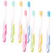 Lurrose 16-Pack Elastic Ray Toothbrushes for Travel | Manual Oral Care Accessories & Cleaning Tools - Buy Online on GoSupps.com