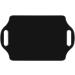 Snowflakes Large Hand Mirror with Handle - Salon Barber Handheld Mirror (Black) - Buy Online on GoSupps.com