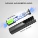 Electric Bike Pump - Woowind BP188 Portable Tire Inflator, Auto Shut-Off, Presta & Schrader Valve, 120PSI, Rechargeable - Black - Buy Online on GoSupps.com