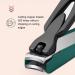 Dajidafu Detachable Fingernail Clippers Durable And Portable For Convenient Nail Care On Go Stainless Steel Professional Grade green L L Green - Buy Online on GoSupps.com