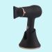 Black Cordless Hair Dryers Low-Heat Rechargeable Blow Dryer with 5000mAh Lithium Batteryr Haircare Nozzle Portable Travel Mini Blow Dryer Hot/Cold Air